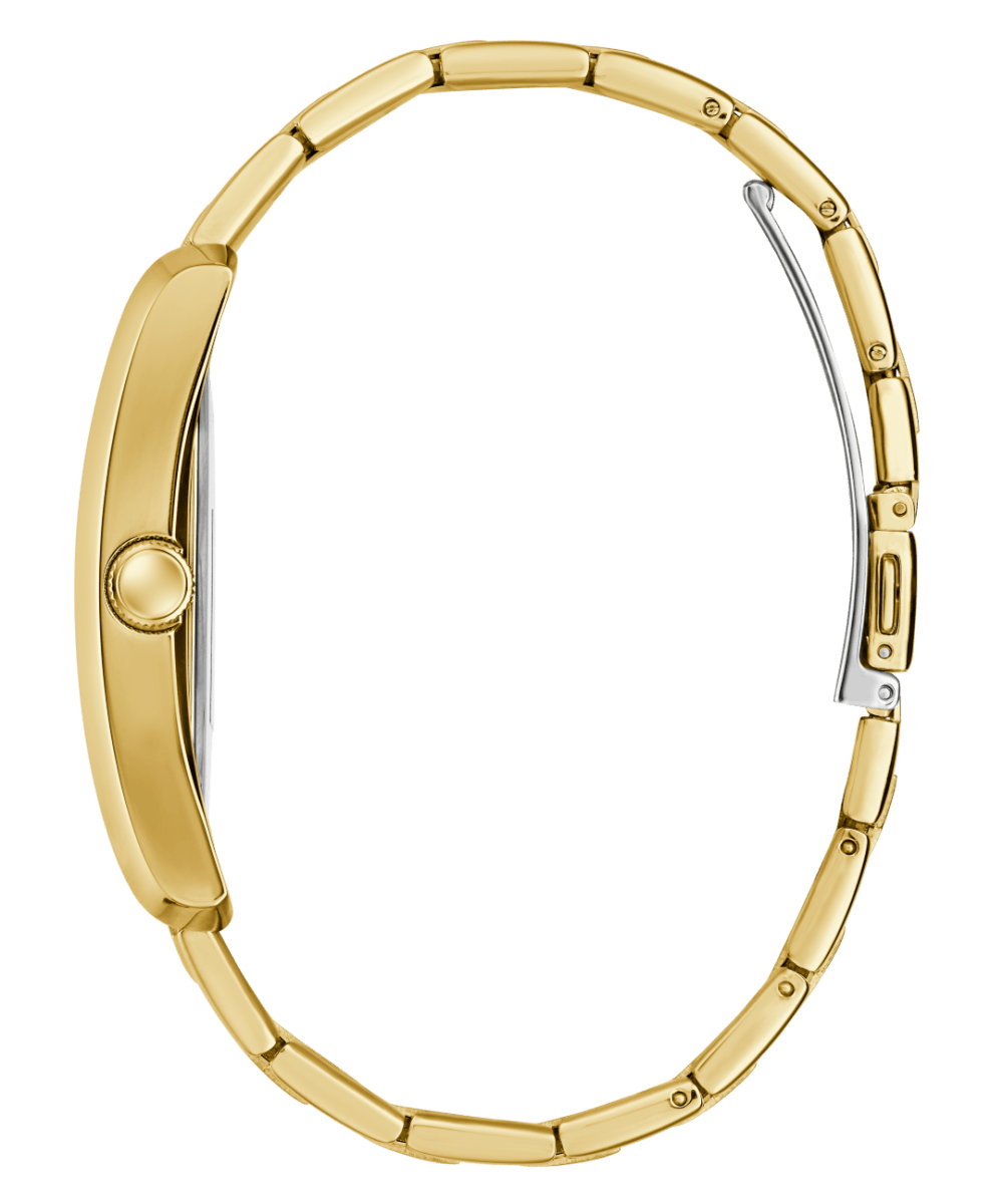 GUESS Gold Tone Clyde Rectangle Watch GW0896G2