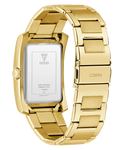 GUESS Gold Tone Clyde Rectangle Watch GW0896G2