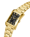 GUESS Gold Tone Clyde Rectangle Watch GW0896G2