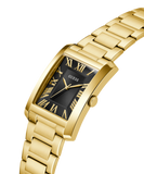 GUESS Gold Tone Clyde Rectangle Watch GW0896G2