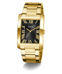 GUESS Gold Tone Clyde Rectangle Watch GW0896G2