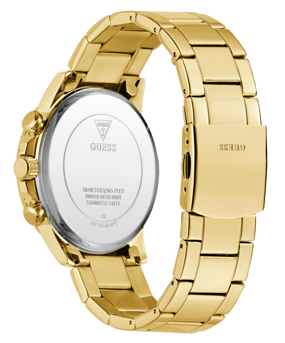 GUESS Gold-Tone Walker Multifunction Watch GW0900G3