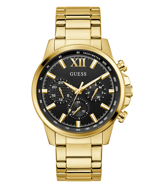 GUESS Gold-Tone Walker Multifunction Watch GW0900G3