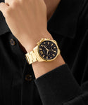 GUESS Gold-Tone Walker Multifunction Watch GW0900G3