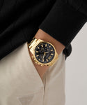 GUESS Gold-Tone Walker Multifunction Watch GW0900G3