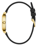 GUESS Ladies Black Gold Tone Array Analog Watch GW0912L4