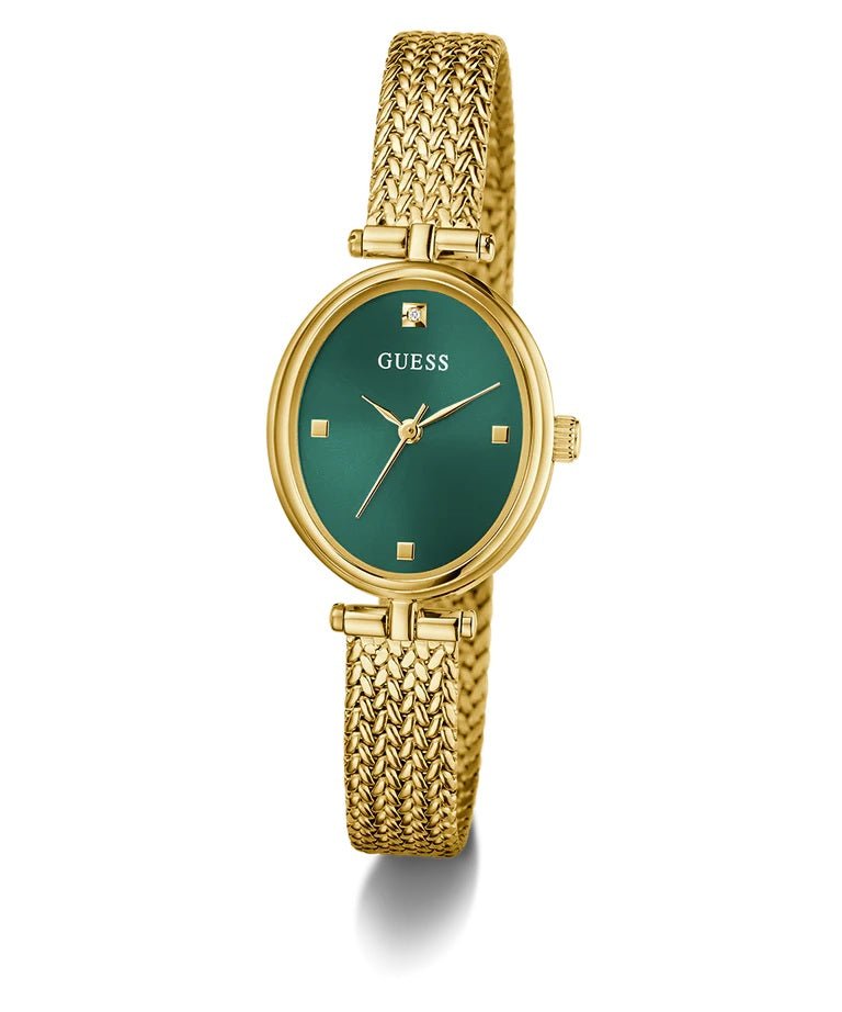 GUESS Ladies Ruby Gold Tone Analog Watch gw0935L2