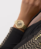 GUESS Ladies Silver Gold Analog Watch GW0944L2