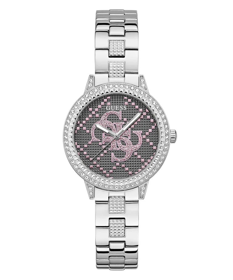 GUESS Ladies Silver Tone Analog Watch GW0944L1