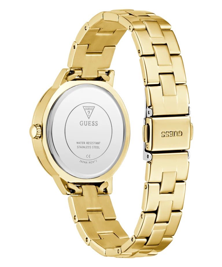 GUESS Ladies Silver Gold Analog Watch GW0944L2