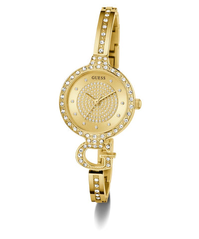 GUESS Ladies Giselle Gold Tone Analog Watch GW0929L2