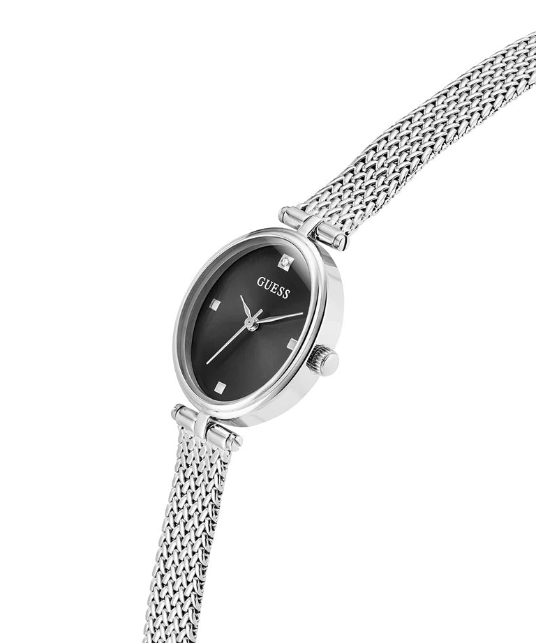 GUESS Ladies Ruby Silver Tone Analog Watch gw0935L1