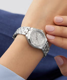 GUESS Ladies Pixie Silver Tone Analog Watch GW930L1