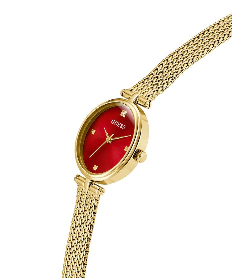 GUESS Ladies Ruby Gold Tone Analog Watch gw0935L4