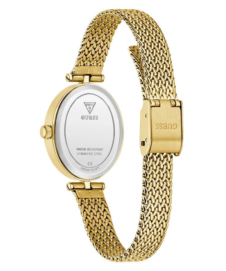 GUESS Ladies Ruby Gold Tone Analog Watch gw0935L4