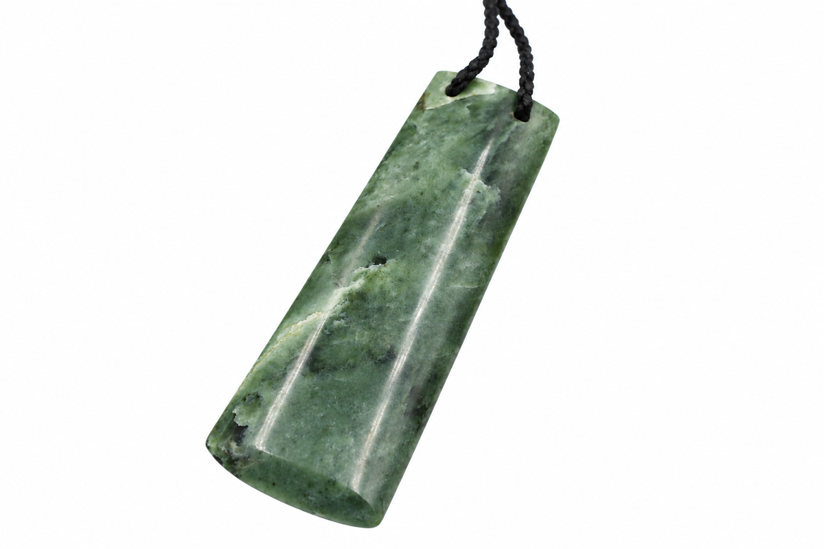 New Zealand Greenstone Toki by Phillip Priest