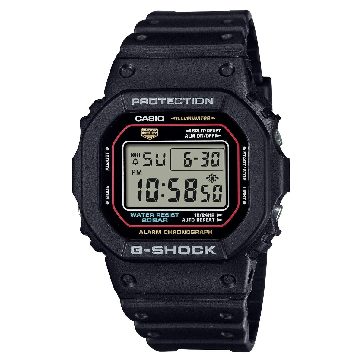 G shock Mens Original Revival Digital Watch - DW5600RL-1D