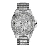 Guess Men's Silver tone Frontier  Watch - W0799G1