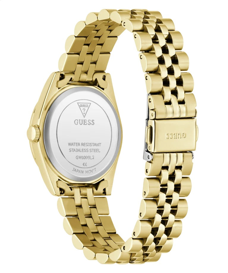GUESS Ladies Jada Gold Tone Analog Watch GW1099L2