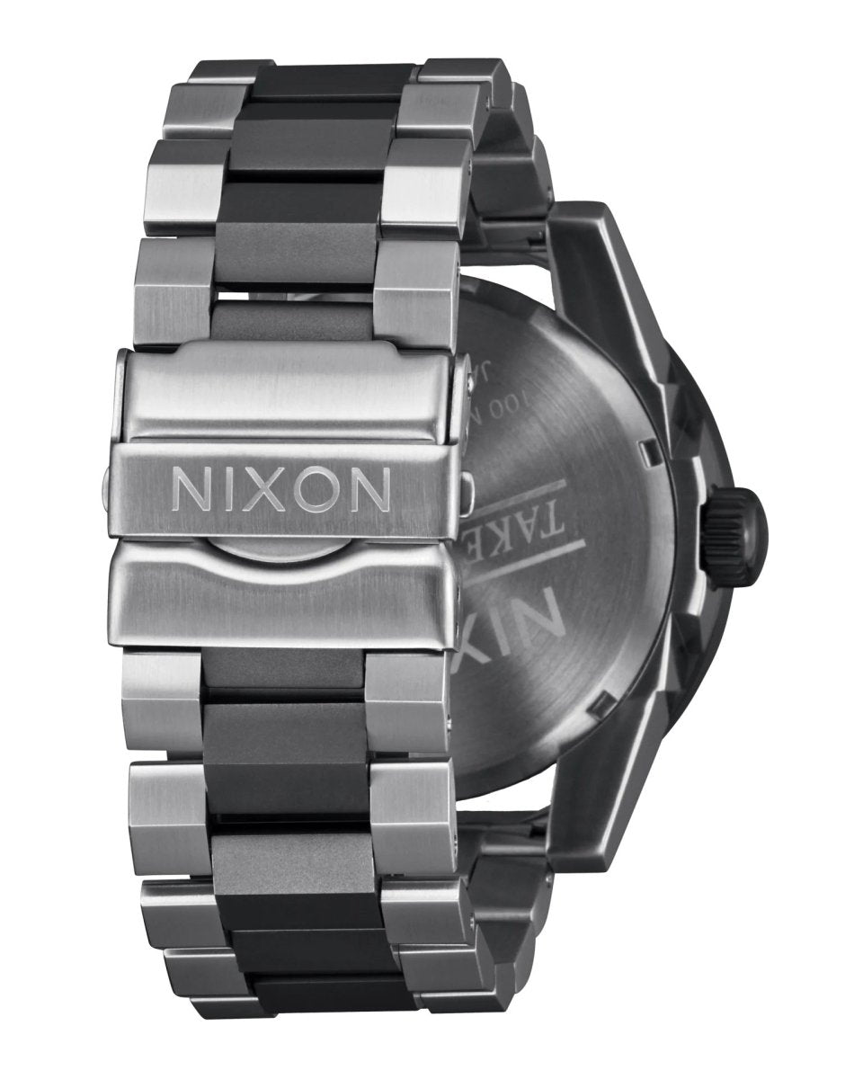 Nixon Men's Silver/Gunmetal Corporal SS Watch - A346-5146-00