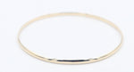 9ct Solid Gold Bangle 2.78mm wide