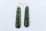 NZ Greenstone Drop Earrings