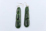 NZ Greenstone Drop Earrings