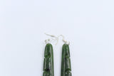 NZ Greenstone Drop Earrings