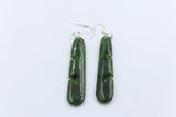 NZ Greenstone Drop Earrings