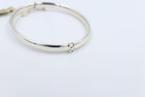 Sterling Silver Heavy Hinge Bangle