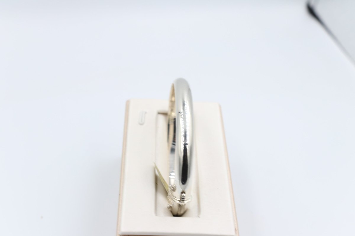 Sterling Silver Heavy Hinge Bangle