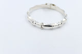 Sterling Silver Bamboo Hinge Bangle