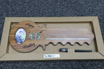 40th KEY - Wooden Photo key with Pen