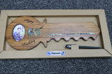 60th KEY - Wooden Photo key with Pen