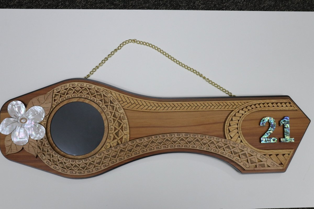 21st Celebration Key Polynesian design  21PA-1