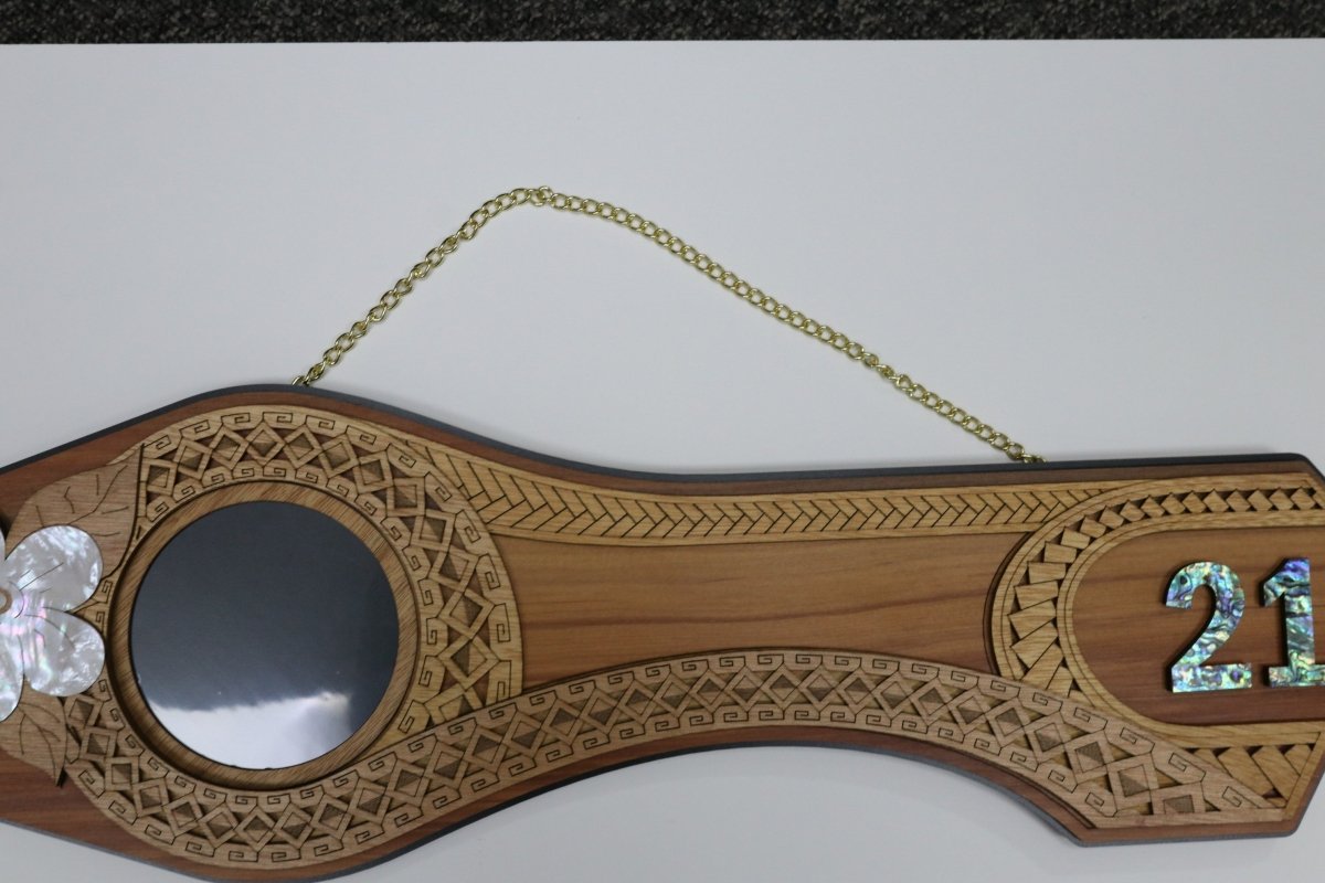 21st Celebration Key Polynesian design  21PA-1
