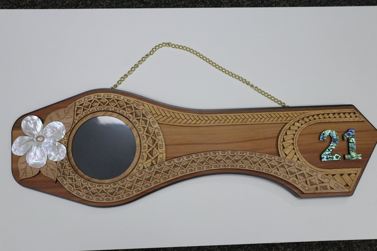 21st Celebration Key Polynesian design  21PA-1