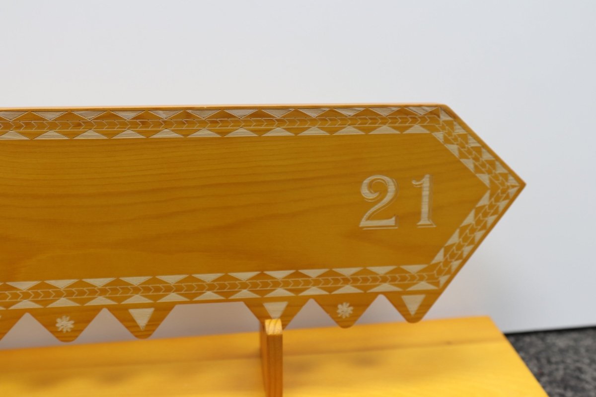 21st Island Design Key with Laser Engraved & Samoan Sila