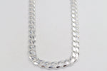 Stg Silver Heavy Curb Link Chain  IR33