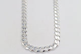 Stg Silver Heavy Curb Link Chain  IR33 58cm