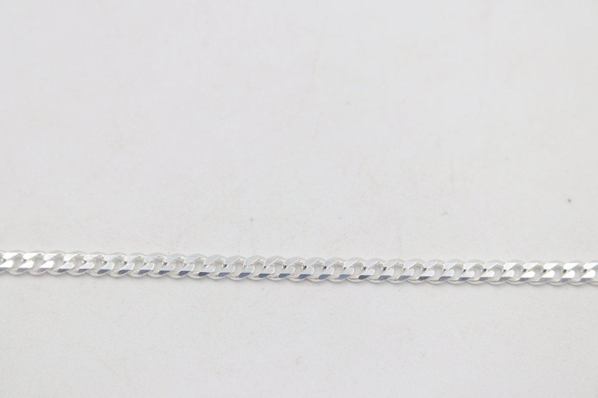 Stg Silver Curb Link Chain  IRA25A 60cm