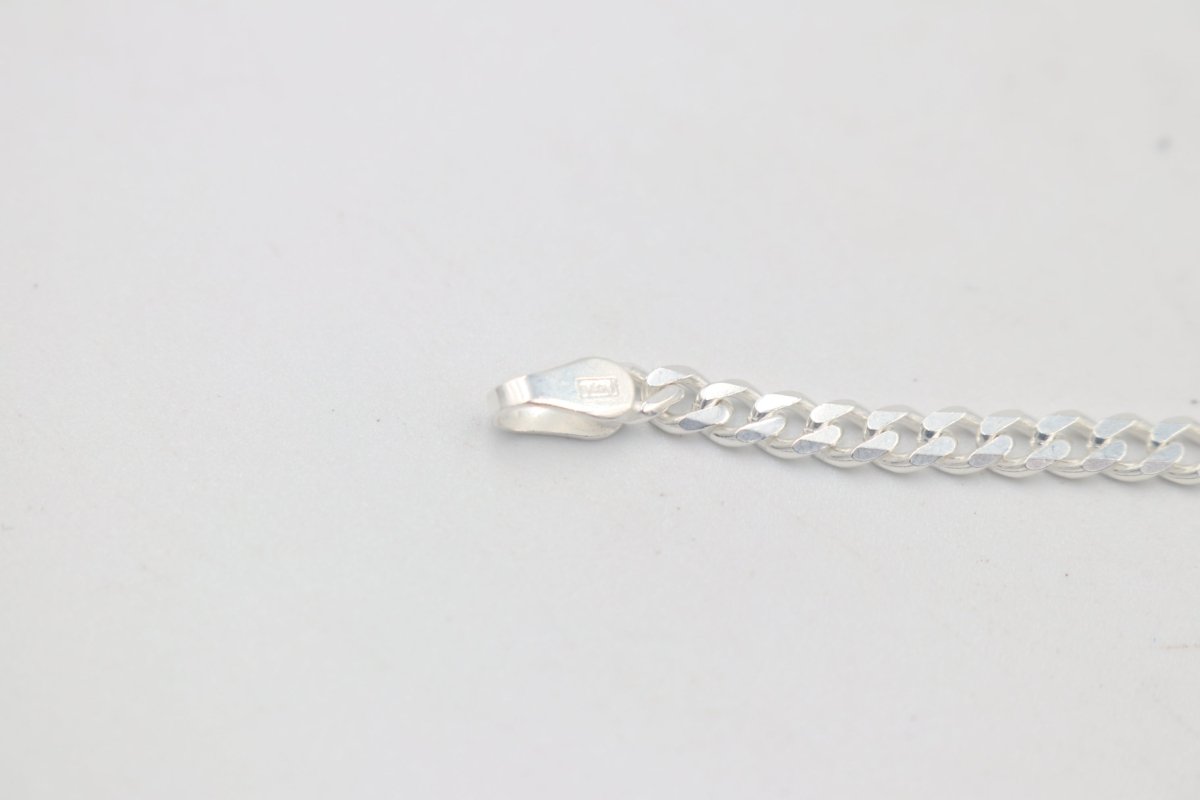 Stg Silver Curb Link Chain  IRA25A 60cm