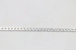 Stg Silver Curb Link Chain  IRA25A