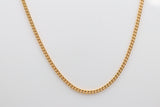 9ct Gold Solid Curb Link Chain 50cms