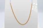 9ct Gold Solid Curb Link Chain 50cms