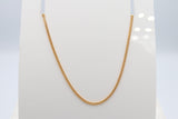 9ct Gold Solid Curb Link Chain 50cms