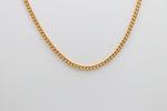9ct Gold Solid Curb Link Chain 50cms