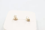 9ct Gold CZ Earrings 2mm