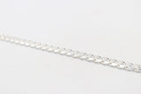 Sterling Silver Curb link Bracelet IRB20