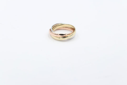 9ct Gold Three Tone Russian Wedder SYR2557SJ